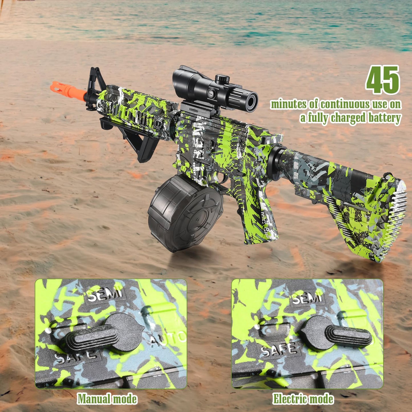 summertime Gift Electric Toys,Multiple Colors To Choose From Linkage Effect For Outdoor Activities