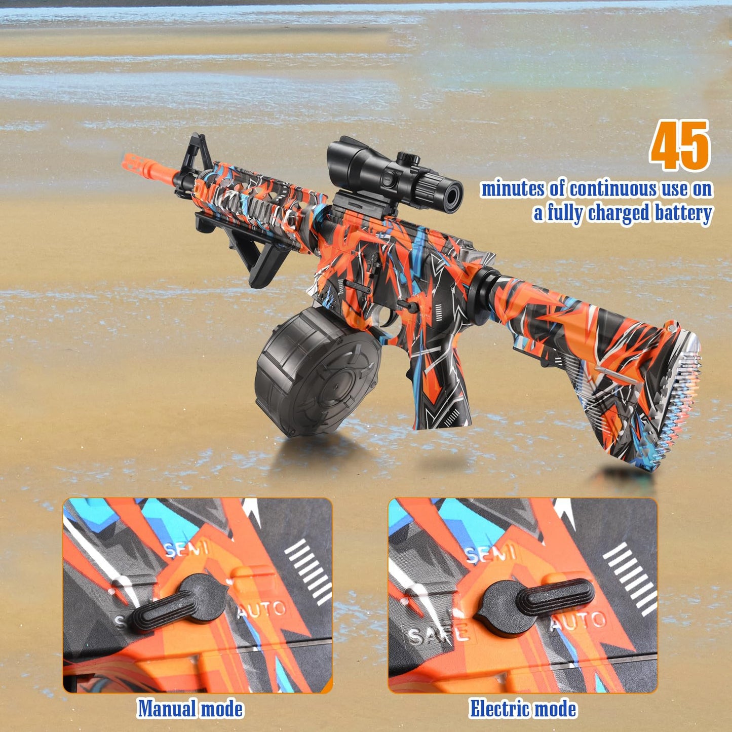 summertime Gift Electric Toys,Multiple Colors To Choose From Linkage Effect For Outdoor Activities