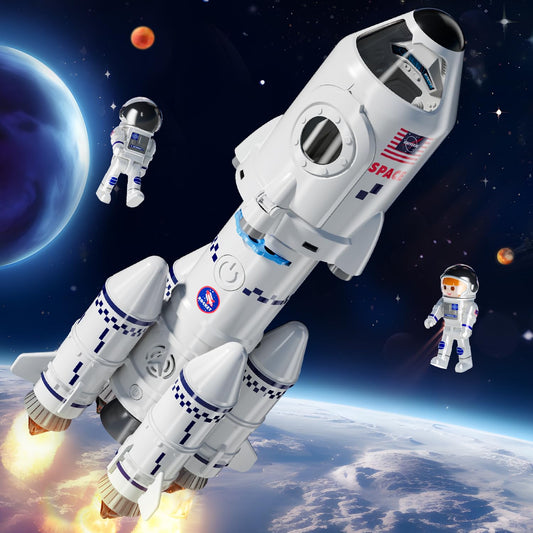 Aerospace flying toy rocket toy (for 2 astronauts)