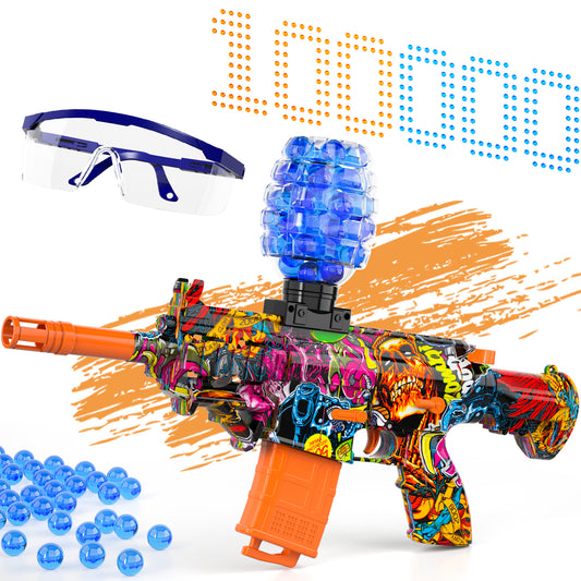 Automatic splash ball toys for outdoor activities, summer game party gifts, small electric gel ball toys