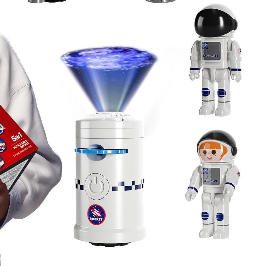 Aerospace flying toy rocket toy (for 2 astronauts)
